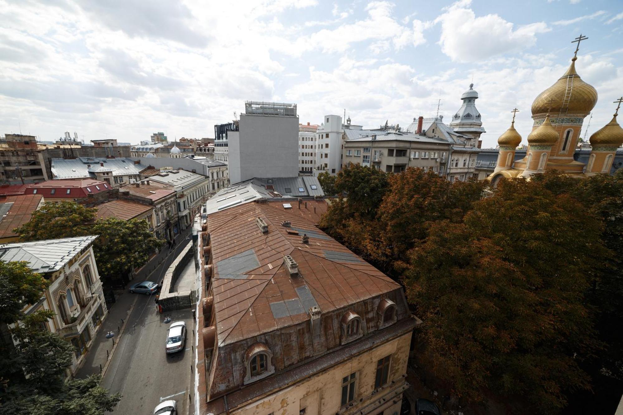 Rooftop Apartment Street Doamnei Bukareszt Zewnętrze zdjęcie